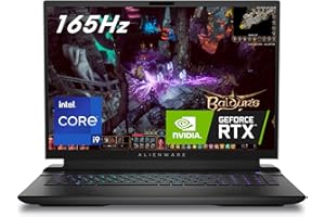 DELL Alienware M18 i9 13900HX Ordinateur Portable Gaming 18" QHD 165 Hz Dark Metallic Moon 32Go de RAM SSD 1 to NVIDIA GeForce RTX 4070 Win 11 Home Clavier Azerty Français
