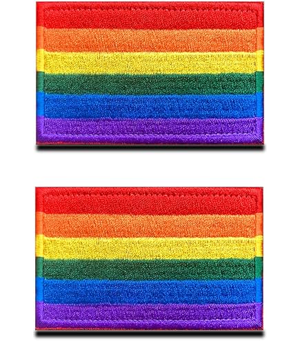 Intersex Progress Rainbow Gay Pride LGBT opstrijkbare borduurpatch vlag