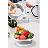 Deconox Akordiyonlu Katlanabilir Badya Leğen 5 Litre - Katlanabilir Yer Kaplamayan Badya ve Leğen (699)