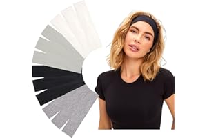 MiDoDo Sport Damen und Herren Stirnband Haarband für Jugendliche Frauen rutschfeste Wicking Stretch Kopfband für Sport, Yoga, Tanzen, Laufen, Radfahren