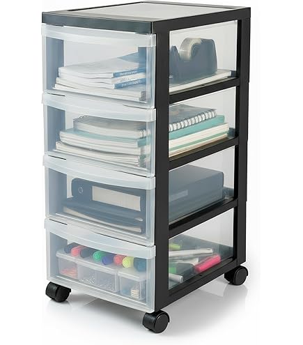 Acan Sena Commode 6 Tiroirs, Plastique Blanc, 40 X 39 X 96,5 Cm