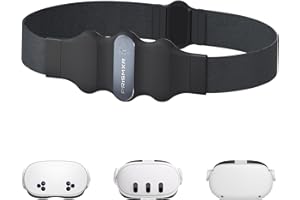 PRISMXR Batterie 10 000 mAh Compatible avec Meta Quest 3S/3/2, Chargeur Portable USB-C 30W Charge Rapide pour VR, Pico 4 Ultra, Vision Pro, Phone (Carina W1)