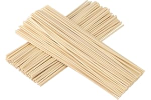KATOOM Reed difusor de Aceite 200pcs Varillas de Reed de Rattan casero Madera Natural Sticks Fragancia para el hogar Cocina baño Sala de Estar Oficina Restaurante Hombre Mujere señorita Estudiante