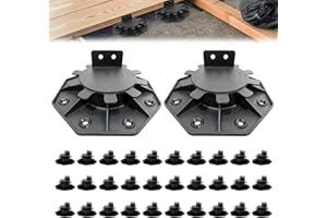 CISSIYOG Plots Regulables Exterior, 30pcs Pedestales De Terraza Ajustables De 30 A 60 Mm, Soportes Para Terrazas, Pavimentos De Patio, Fuentes, Terrazas, Jardines, Proyectos De Bricolaje, Etc