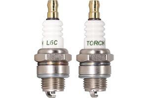 TORCH 2pcs L6C Candela d'accensione Sostituisci per NGK BM6A BM6 Candela d'accensione, per CJ8 RCJ8 TJ8J Candela d'accensione, per W20M-U W20M-US, per WK175T1 WS6E WS7E WS8E 0241240600, OEM