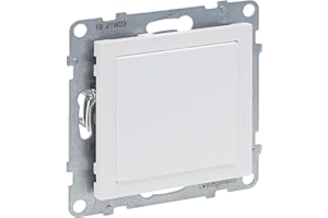 ‎LEGRAND LEGRAND, SEANO Blindabdeckung zur Verwendung von Einsätzen des Schalterprogramms Mosaic, Mosaic-Adapter, Abdeckplatte, Schalterblende, Farbe: Ultraweiß, 765601