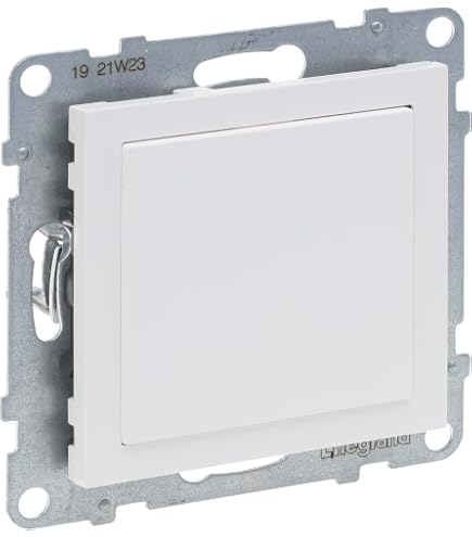 Legrand Abdeckplatte Aus Kunststoff – Einfache Weiße Blende Für Gehäuse & Server-Racks