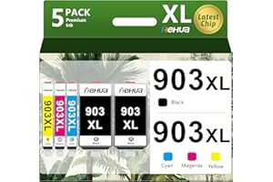 hehua 903XL Multipack Kartridże do drukarek Kompatybilne z HP 903XL HP 903 XL do HP Officejet 6950 Kartridże do drukarek HP Officejet Pro 6970 Kartridże do drukarek wielofunkcyjnych Officejet 6960