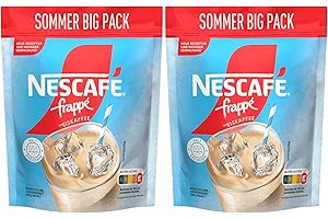 ‎NESCAFÉ Nescafe Frappe Eiskaffee "Sommer Big Pack" 500g - Getränkepulver mit Instant Kaffee (2er Pack)