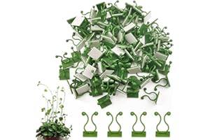 iTYOOS 100 Pcs Clip da Giardino per Piante Riutilizzabile Plastica Clip da Parete per Piante Rampicanti