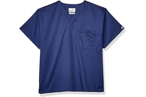 WonderWink Women's Unisex V-Neck Top Medical Scrubs Shirt (Pack of 1)
