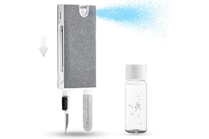 DAUMEIQH Kit per la pulizia dello schermo del laptop per AirPods, penna elettronica 5 in 1 per strumenti di pulizia per iPhone, auricolari, tablet, obiettivo della fotocamera con touch screen Mist Cleaner
