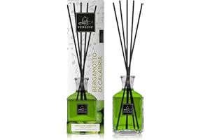 Lady Venezia - Ambientador para ambientes - Difusor de perfume de ambiente - Ambientador con varillas - Varias fragancias - 250 ml (Bergamota de Calabria)