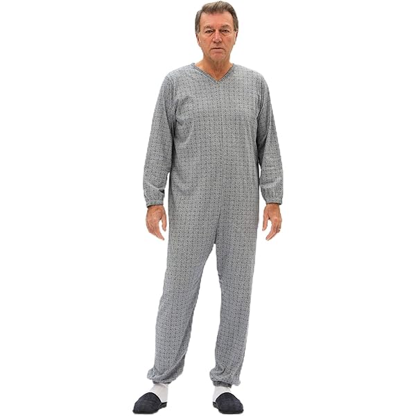 FERRUCCI COMFORT Pijama Tutón Sanitario Calor Manga Larga 1 Cremallera/Cremallera Detrás De La Espalda De Invierno Tejido Pesado (Rosa, S), Rosa, Small
