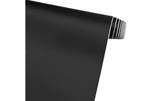 Arespark 6D Pellicola Adesiva di Carbonio,150X30cm, Nero Opaco,Adesivo Moto Impermeabile, Car Stickers Pellicola in Vinile in Fibra per Moto, Auto, Computer, Decorazione di Mobili