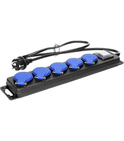 ORNO OR-AE-1346(GS) Distribuidor Hermético Con 3 Enchufes IP44 Versión