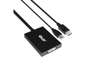 Club 3D Adapter DisplayPort do DVI-D Dual Link HDCP off aktywny St./B. czarny