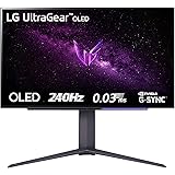 LG 27GR95QE UltraGear Gaming Monitor 27" QHD OLED HDR True Black, 2560x1440, 0.03ms, G-Sync Compatible, AMD FreeSync Premium 