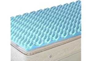 DMI Schaumstoff-Matratzenauflage, Eierkisten-Schaumstoffpolster, Matratzenauflage und Bettauflage zur Unterstützung, Luftzirkulation, Druckentlastung und Gewichtsverteilung, Doppelbett, 33 x 72 x 2,
