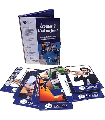Fuzeau - Coffret Jouons Ensemble Les Sons De Notre Vie – Jeu Loto Sonore pour Séniors – 80 Sons Et Images – Exercices Mémoire Et Reconnaissance Auditive – Interface Numérique Incluse - Réf. 78335 Fuzeau - Coffret Jouons Ensemble Les Sons De Notre Vie – Jeu Loto Sonore pour Séniors – 80 Sons Et Images – Exercices Mémoire Et Reconnaissance Auditive – Interface Numérique Incluse - Réf. 78335