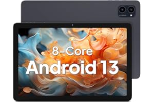 ApoloSign Tablettes tactiles Android 10,1 Pouces, Tablette à écran IPS Full HD, processeur 8 cœurs, 8 Go de RAM 64 Go de ROM, Extensible jusqu'à 128 Go