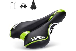 ENJOHOS Siodełko rowerowe, wodoszczelne tworzywo PU, do rowerów górskich, trekkingowych, wyścigowych