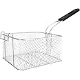 CB03 Fritteusenkorb Edelstahl – 17,8 Cm, Mit Griff, Zum Abtropfen Von Pommes & Frittiertem