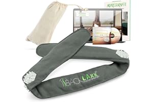 BACKLAxx® Bandeau d'acupression contre les migraines et les maux de tête.Bandeau d'acupuncture, masseur de tête avec sac de massage de la tête.Head Massager pour la relaxation, bandeau beauté gris