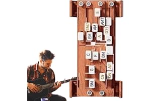 Ancsttu Entraîneur d'accords de guitare, aide aux accords de guitare - Outil d'apprentissage pour débutants en guitare,Outil d'aide à la guitare, outil d'enseignement de la guitare, système