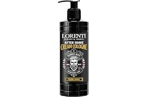 LORENTI TOKYO & SEOUL Barber After Shave Cream Cologne Lotion Uomo 400ml Prime Gold | balsamo dopobarba | Gel dopobarba da barbiere