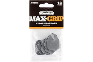 JIM DUNLOP Púas Max Grip 0,60mm Saco de 12