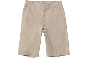 Bienzoe Niño Uniformes Escolares Algodón Bermudas Pantalones Cortos