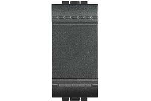 Bticino livinglight - Interruptor 1 polo 16a 1 módulo living antracita