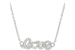 LIHELEI Donna Collana Cuore, di zirconia cubica AAA brillanti Argento Collana Girocollo per Donna Ragazza Gioielli Accessori con Confezione Regalo