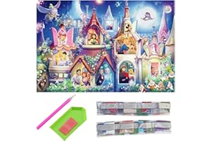 BESTZY 5D DIY Diamond Painting, DIY Diamond Art Painting Numbers Diamond Painting Cartoon Diamond Painting Diamond Painting Kits Kids Adults Diamond Painting Kits for Kids Adults Gifts Home Wall Decor