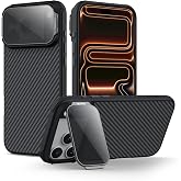Nillkin CarboProp Magnetic Case for iPhone 18 Pro MAX/17 Pro MAX,Black | Compatible with MagSafe, Camera Protection &amp; Stands,