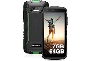 DOOGEE S41 Pro Outdoor Handy Ohne Vertrag [2023], 6300 mAh, 7GB RAM+64GB/ 1TB Erweiterbar ROM, Android Outdoor Smartphone 5,5 Zoll HD+ IP68/P69K, 13MP DREI Kameras, 4G Dual SIM NFC/OTG/GPS
