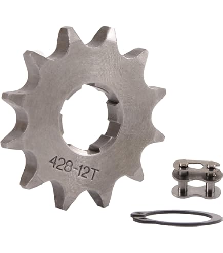 Pignone A Rullo 25 Denti Tipo B - Foro 20mm Con Viti, Acciaio Al Carbonio Per Catena 1/4 - Foto 8