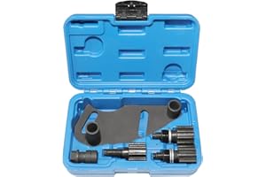 DPTOOL Kit di Strumenti di bloccaggio della fasatura del Motore dell'albero a camme Compatibile con Renault 1.8 2.0 16V F4P F4R Clio Megane Espace Sostituisci MOT 1509-01, MOT 1801, KM-6244
