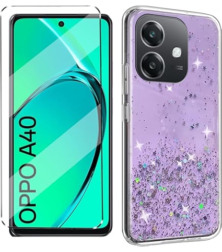 Ivoler Anti-Jaunissement Clair Coque Pour Oppo A40m / Oppo A40 Avec