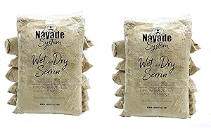 YMBERSA Nayade System Wet and Dry: Serrín Especial para Suelos y Aseo de Mascotas. Saco 12 kg (12 Bolsas de 1 kg)