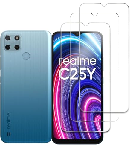 atFoliX Pellicola Vetro per Realme C21Y 9H Armatura