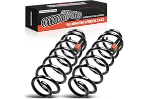 Frankberg 2x Ressorts de suspension Arrière Compatibles avec Golf V 1K1 1.4L-2.0L 2003-2008 Golf VI 5K1 1.2L-1.6L 2008-2012 Remplacer# 1K0511115BC