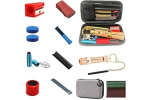 GENERIC Snooker Cue Tip Clamp Repair Tool Kit for Billiard Cue Repair and Leather Replacement,Snooker Accessories,Snooker Tip Shaper,Cue Tip Trimmer
