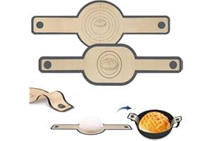 Gekamoyue 2 Pezzi Tappetini da Forno in Silicone per Pane in Silicone per Forno Olandese, Tappetino da Forno Riutilizzabile con Manico Lungo per Pane, Biscotti e Pasticcini