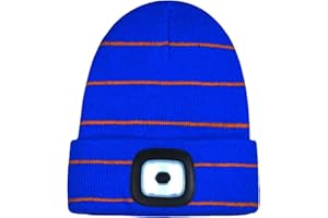 G5 APPAREL Kids Winter Beanie Hat with LED Lights Ages 5-12 Boys Girls