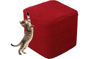 UYEOCO Funda Otomana Cuadrada De Tejido Jacquard 40x40/45x45CM Funda De Reposapiés De Sofá, Funda Para Taburete Elástica Extraíble Moderno Protector De Puff Con Parte Inferior Elástica ( Color : G , Size : 4