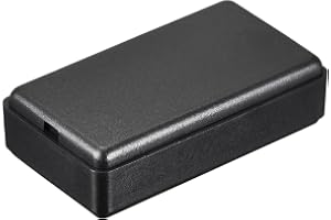 sourcing map 10 stycken mini dammtät kopplingsbox 50 x 28 x 15 mm ABS för elprojekt