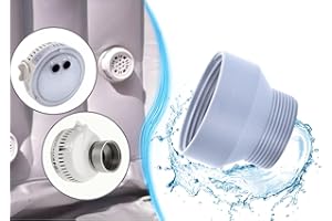 ME&SG Adaptateur de lumière LED de qualité supérieure compatible avec Intex Wave Spa Canadian Spa Grand Rapids Portable Gonflable Accessoires d'éclairage sous-marin (LED non incluse)