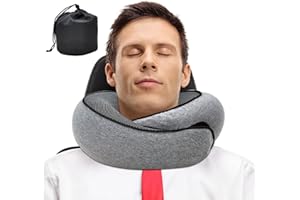 IITA COJJ Reisekissen,Nackenstütze aus Memory-Schaum für den Flug - Bequemes Kopfkissen zur Unterstützung des Nackenkissens, Zubehör für Schlaf, Ruhe, Flugzeug